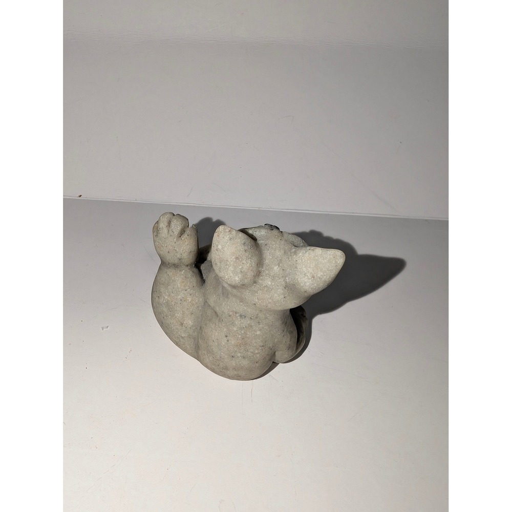 Lot of 3 Second Nature Design Quarry Critters Stone Cats "Chelsea, Clyde, Chico" - Picture 16 of 16